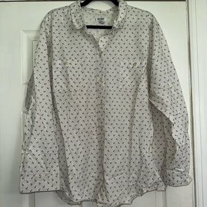 Old Navy Women’s Linen Nautical Button Down